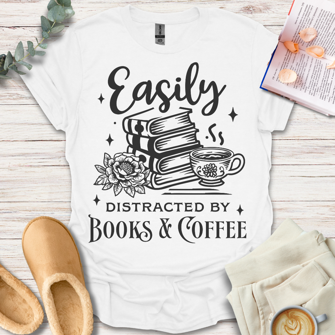 Books & Coffee T-Shirt