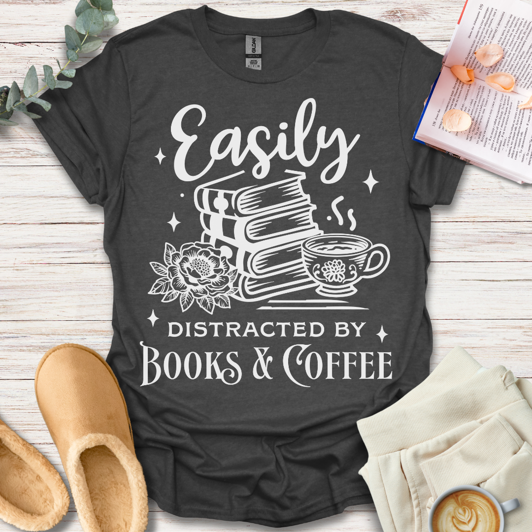 Books & Coffee T-Shirt