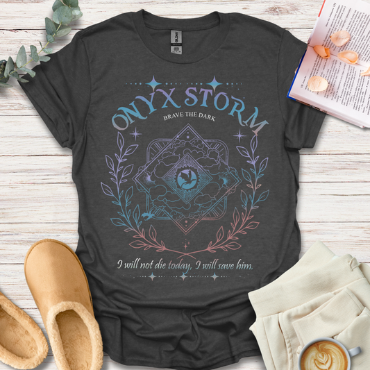 Onyx Storm (Back & Front Print) T-Shirt