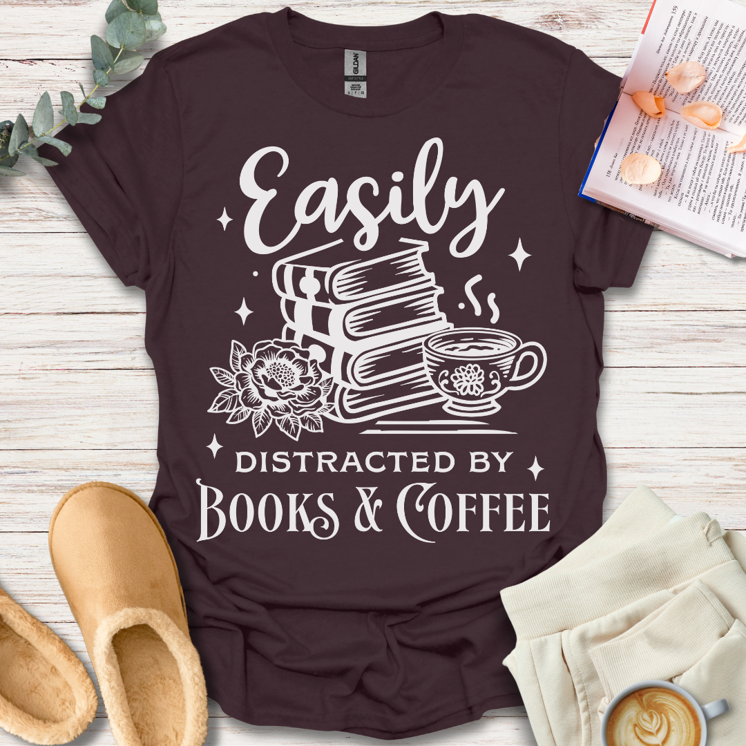 Books & Coffee T-Shirt