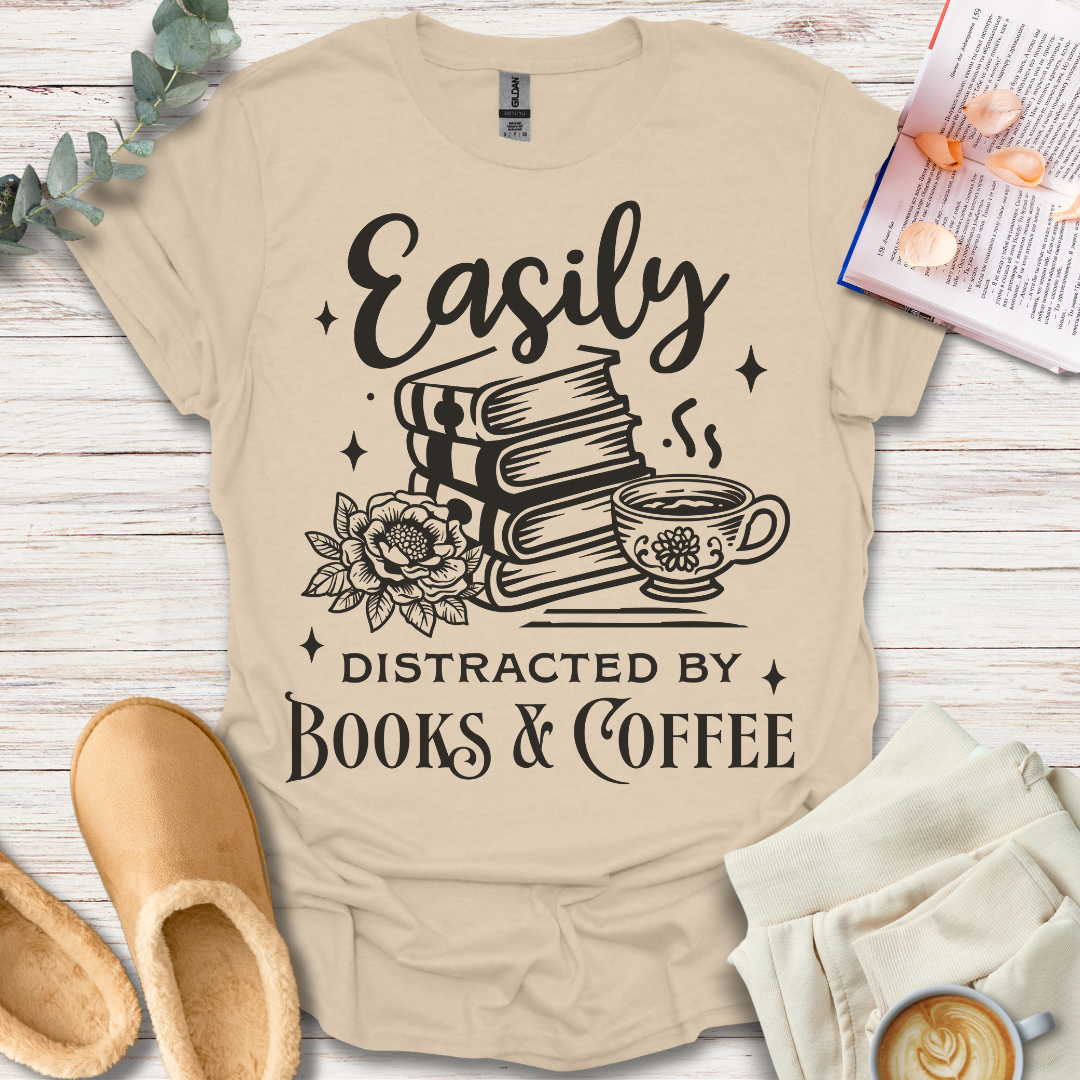 Books & Coffee T-Shirt