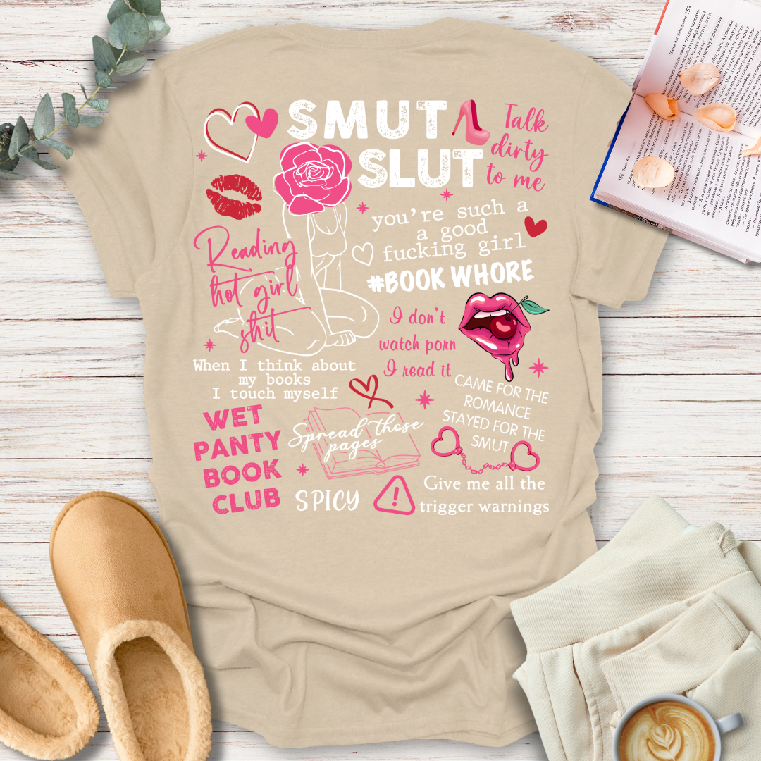 Smut Slut (Front & Back Print) T-Shirt