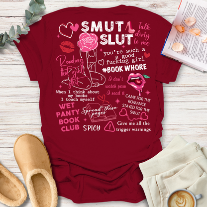 Smut Slut (Front & Back Print) T-Shirt